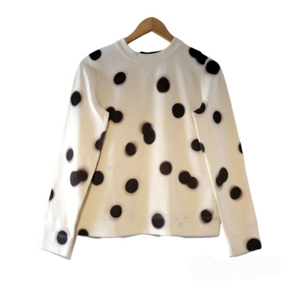 Marc By Marc Jacobs Polka Dot Print Crew Neck Sweater Size Small. - Picture 3 of 8
